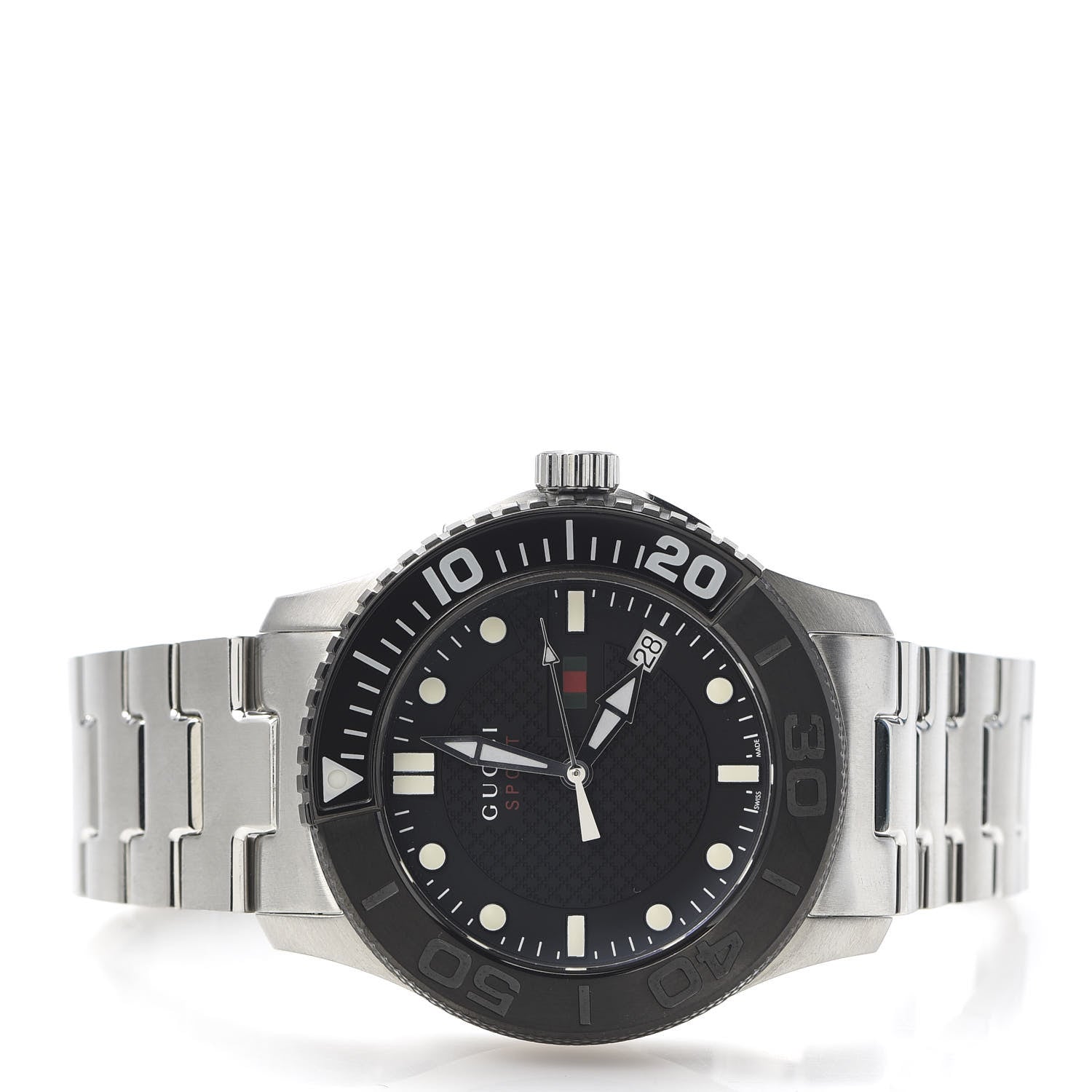 Gucci Stainless Steel 44mm G-Timeless Sport Quartz Watch Black 3 of 7