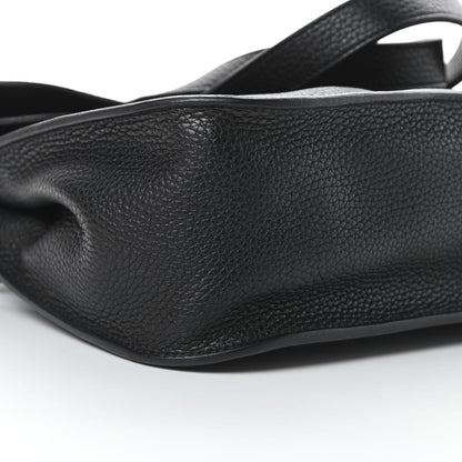 Hermes Taurillon Clemence Halzan 31 GM Black 12 of 17