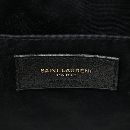 Saint Laurent Calfskin Matelasse Monogram Lou Camera Bag Red 6 of 13