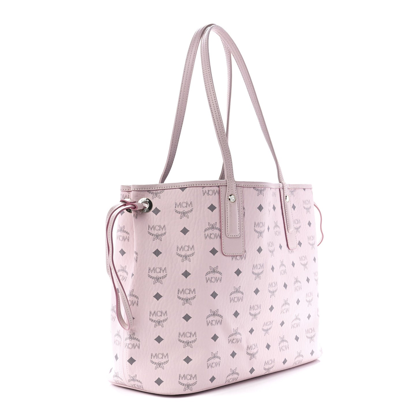 Visetos Medium Liz Reversible Shopper Tote Powder Pink