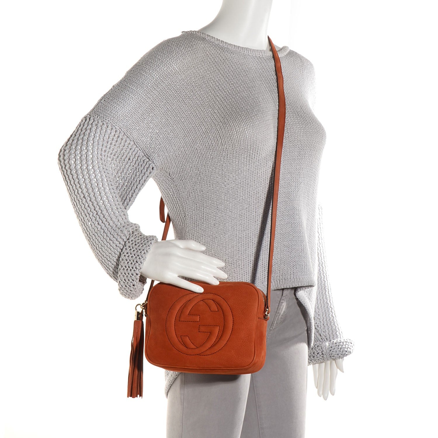 Gucci Vitello Range Small Soho Disco Bag Old Whisky 2 of 9