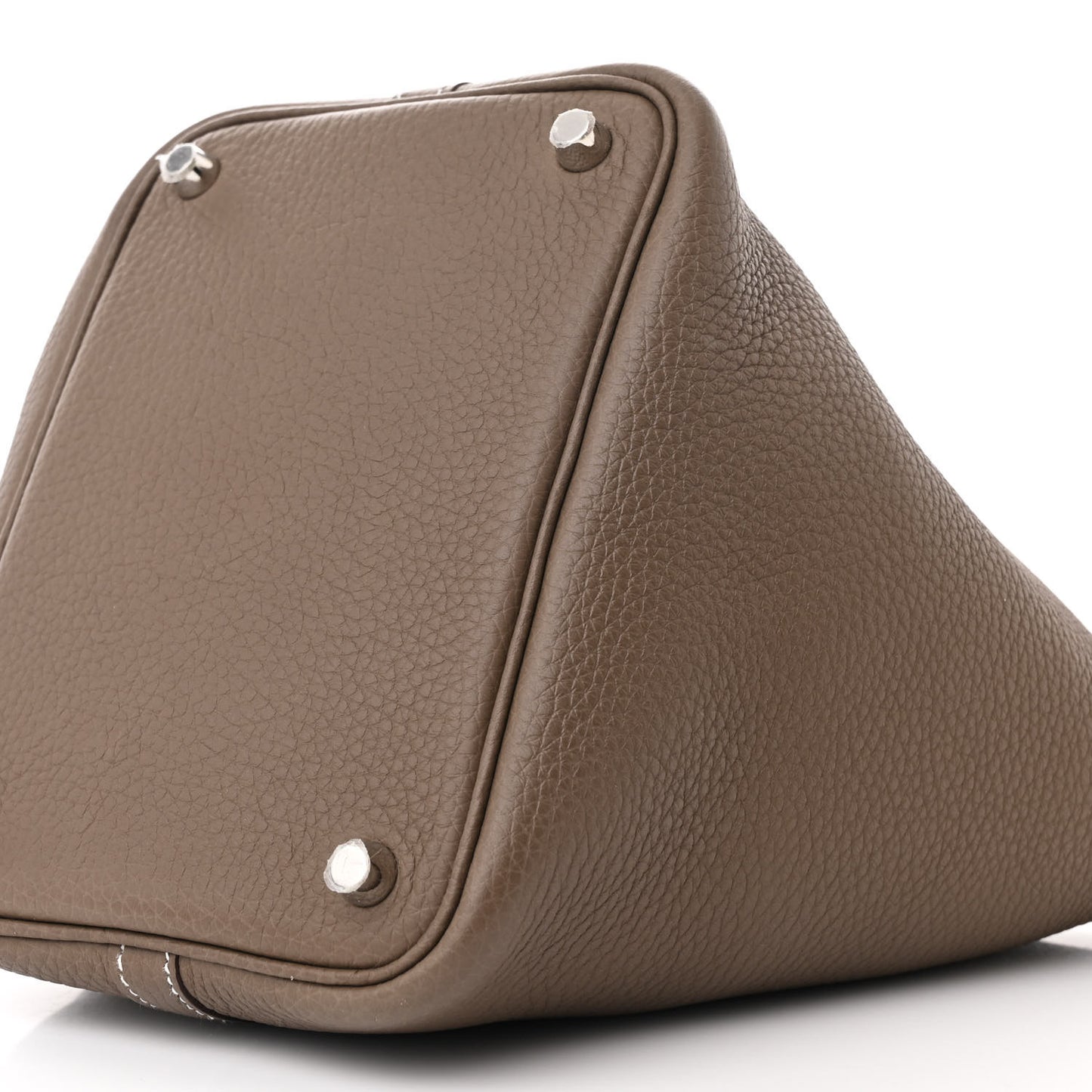 Taurillon Clemence Picotin Lock 18 PM Etoupe