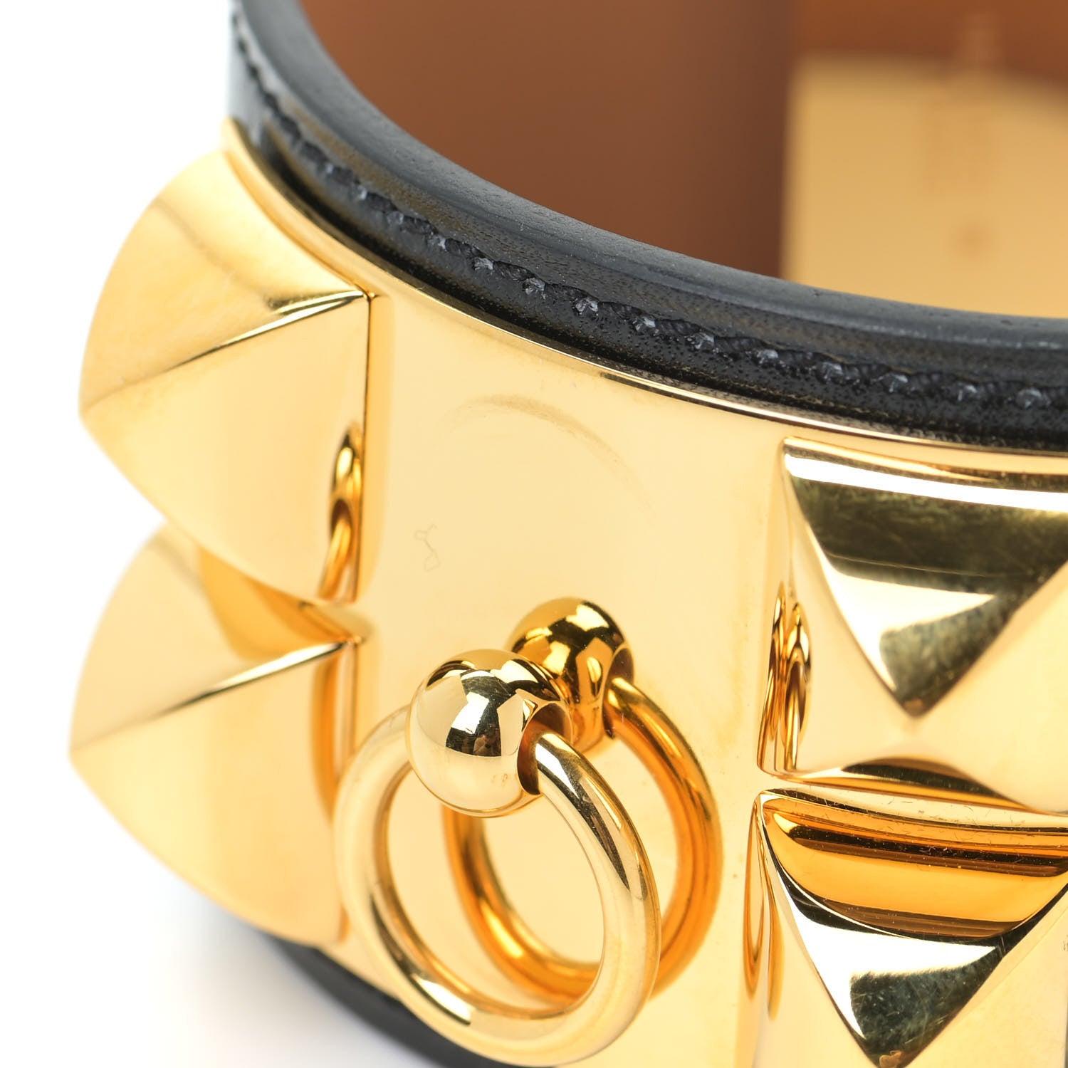 Hermes Box Collier de Chien CDC Bracelet T2 Black 8 of 9