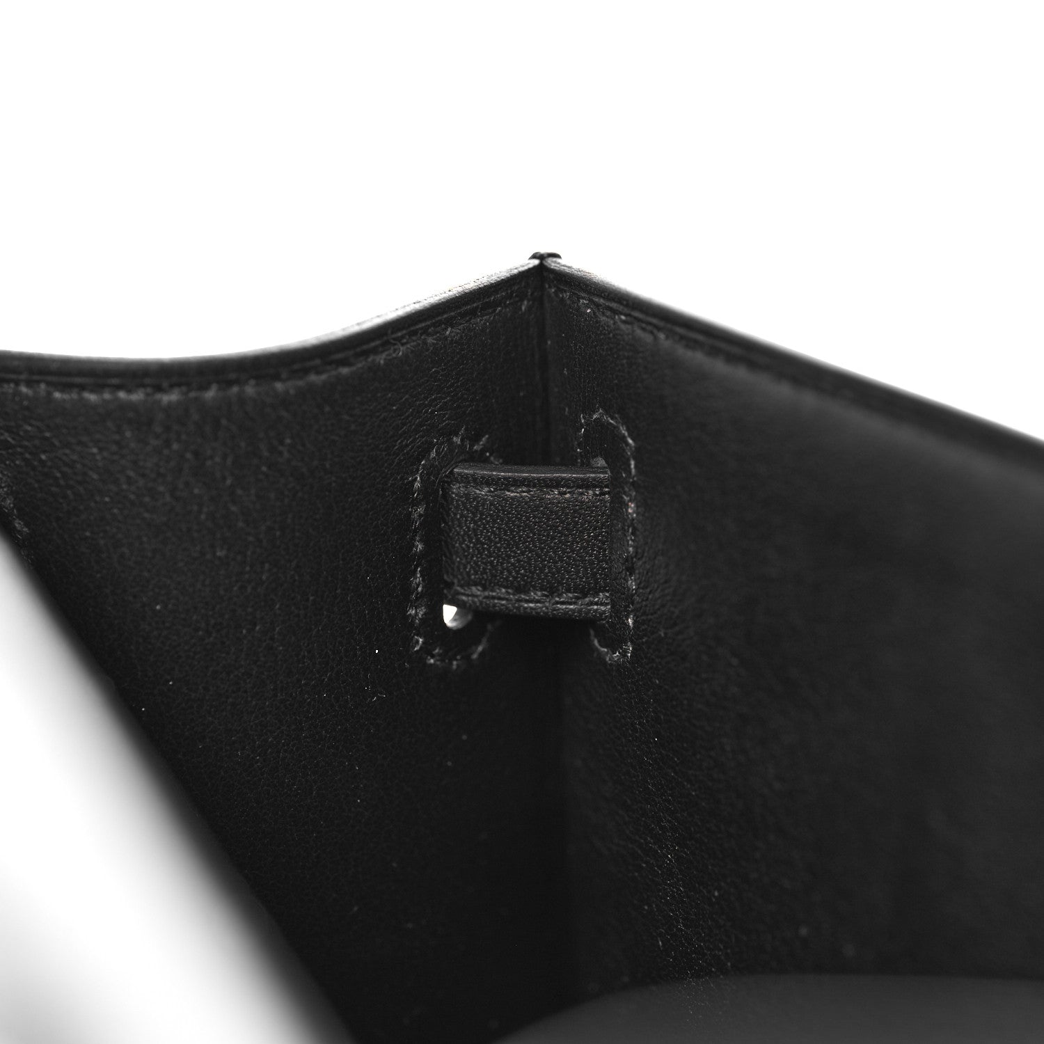 Hermes Swift Kelly Pochette Clutch Black 15 of 29