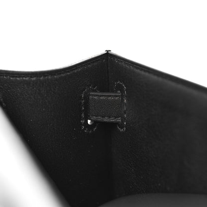 Hermes Swift Kelly Pochette Clutch Black 15 of 29