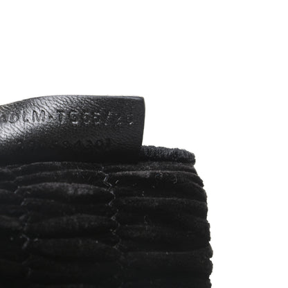 Fendi Velvet Maxi FF Stretch Belt 65 Black 4 of 4