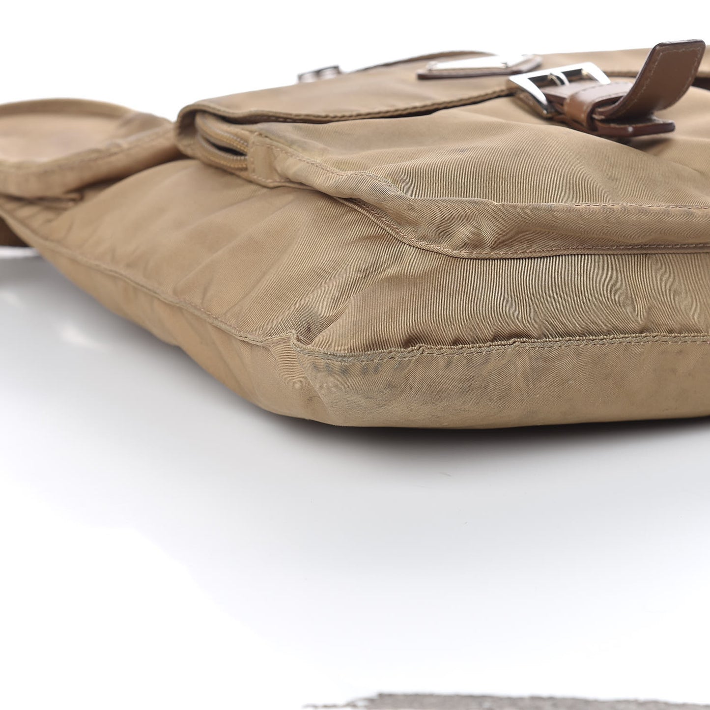 Nylon Vela Sling Messenger Bag Cammello