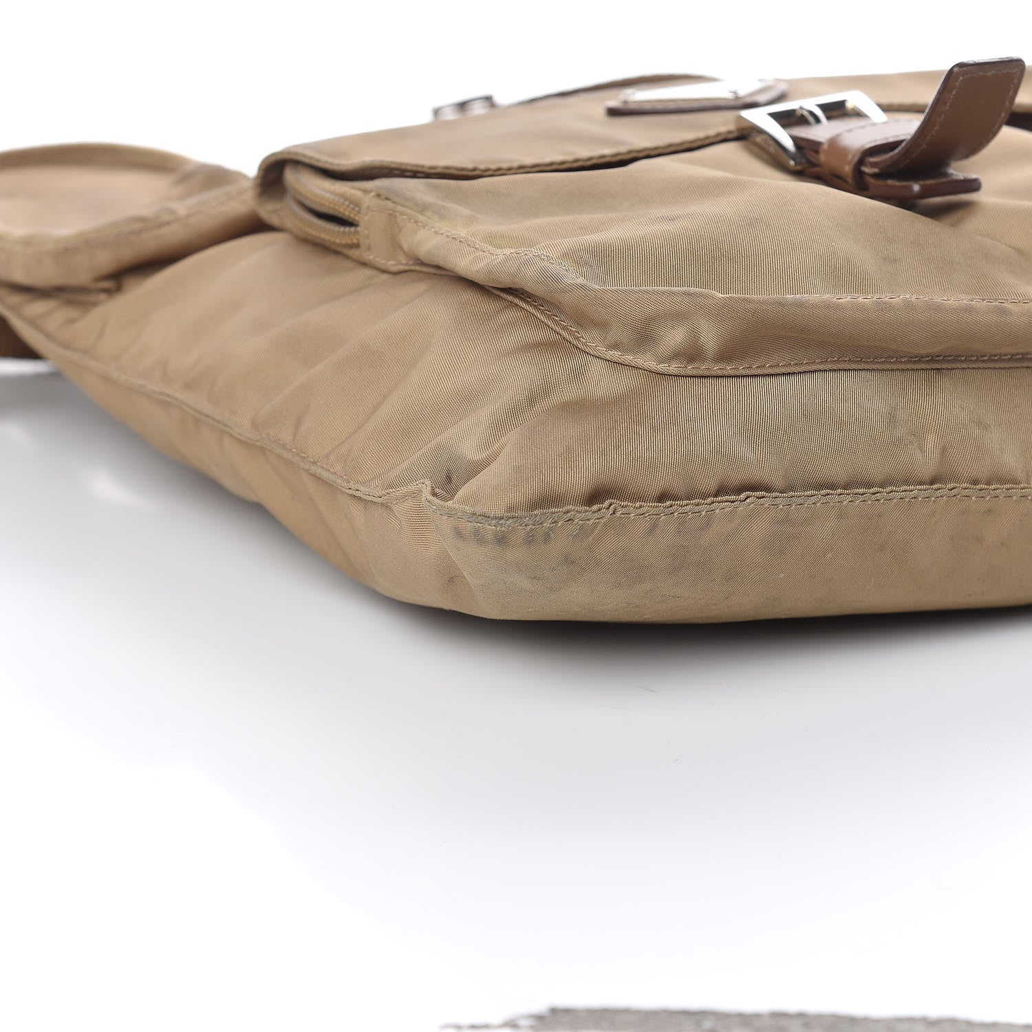 Prada Nylon Vela Sling Messenger Bag Cammello 8 of 11