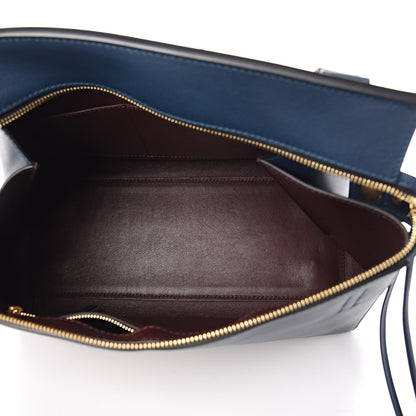 Celine Smooth Calfskin Medium Edge Shoulder Bag Deepsea 5 of 16
