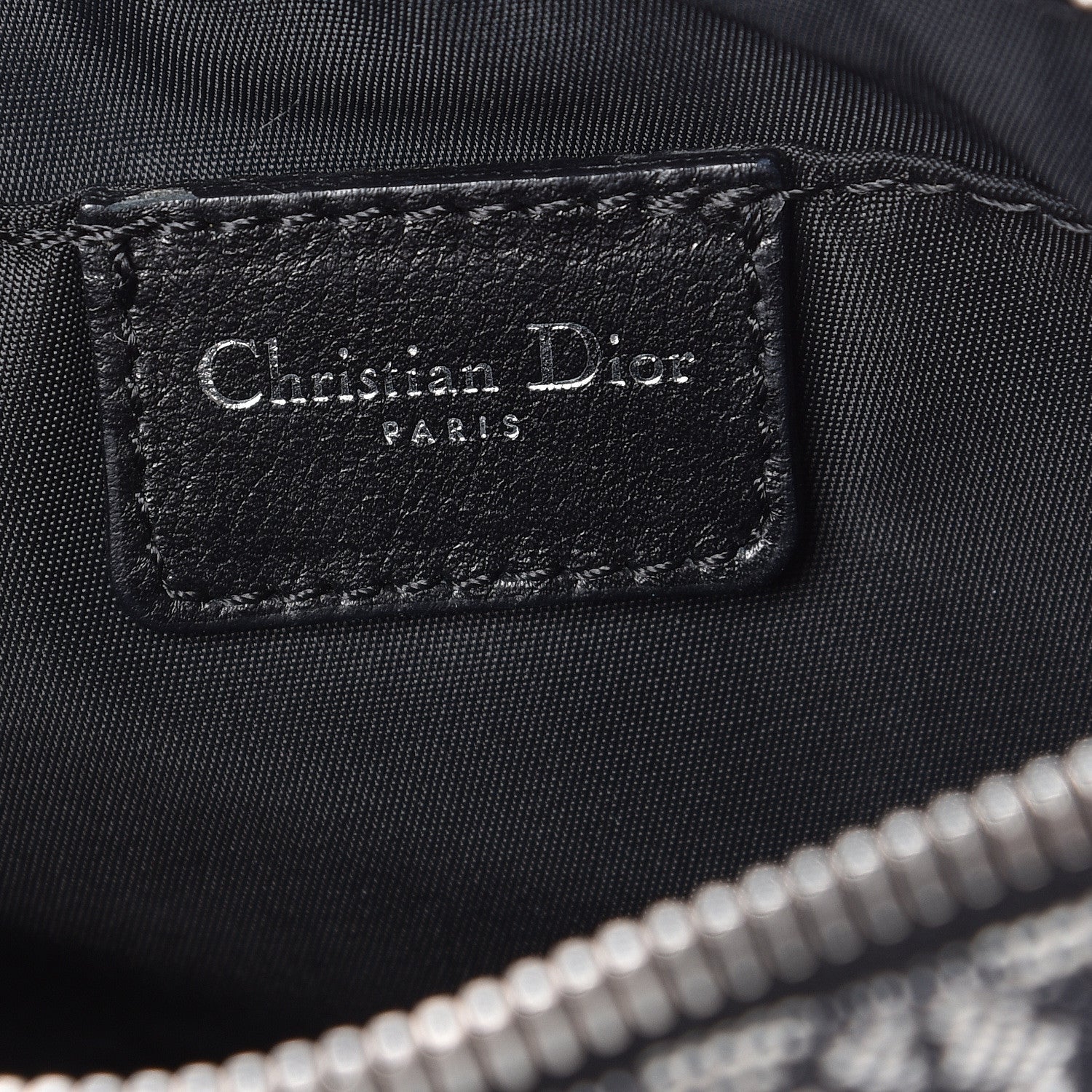 Christian Dior Monogram Shoulder Bag Black 6 of 10
