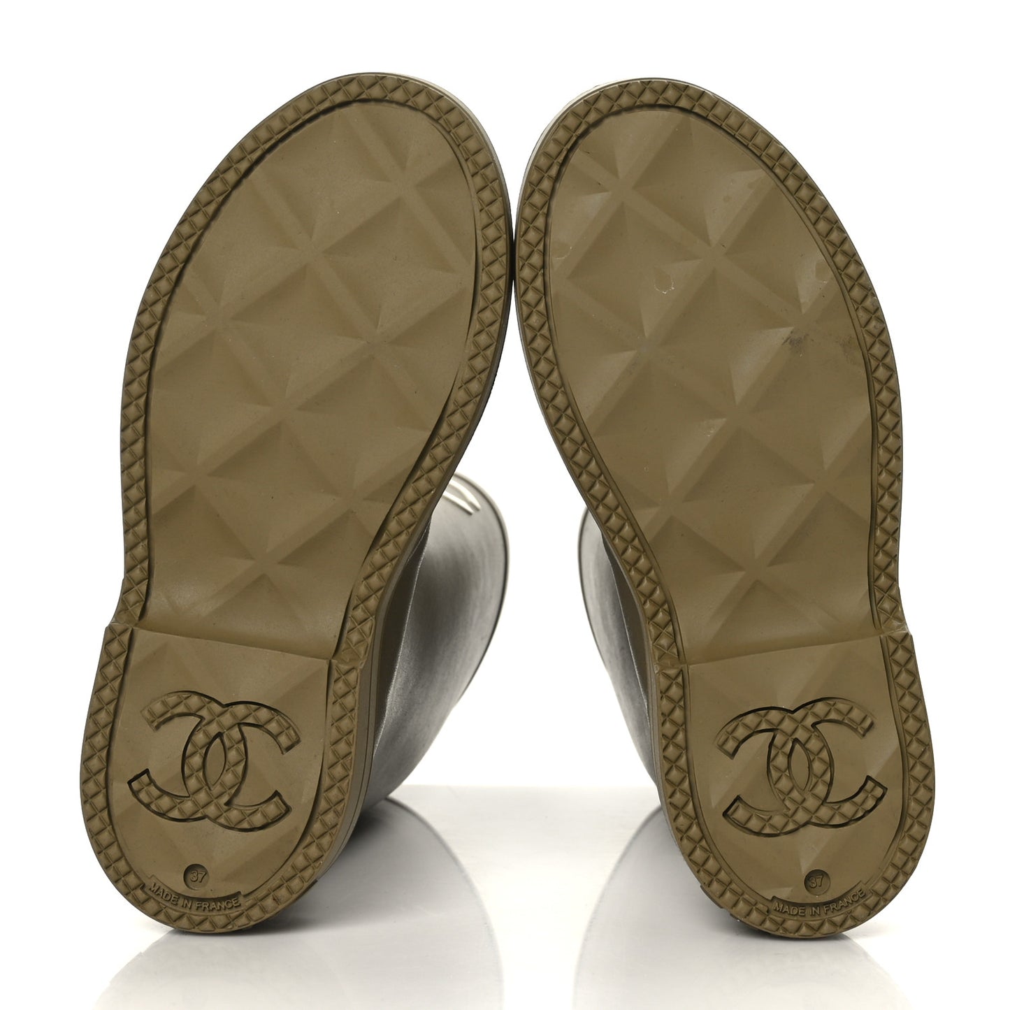 Caoutchouk CC High Boots 37 Dark Beige