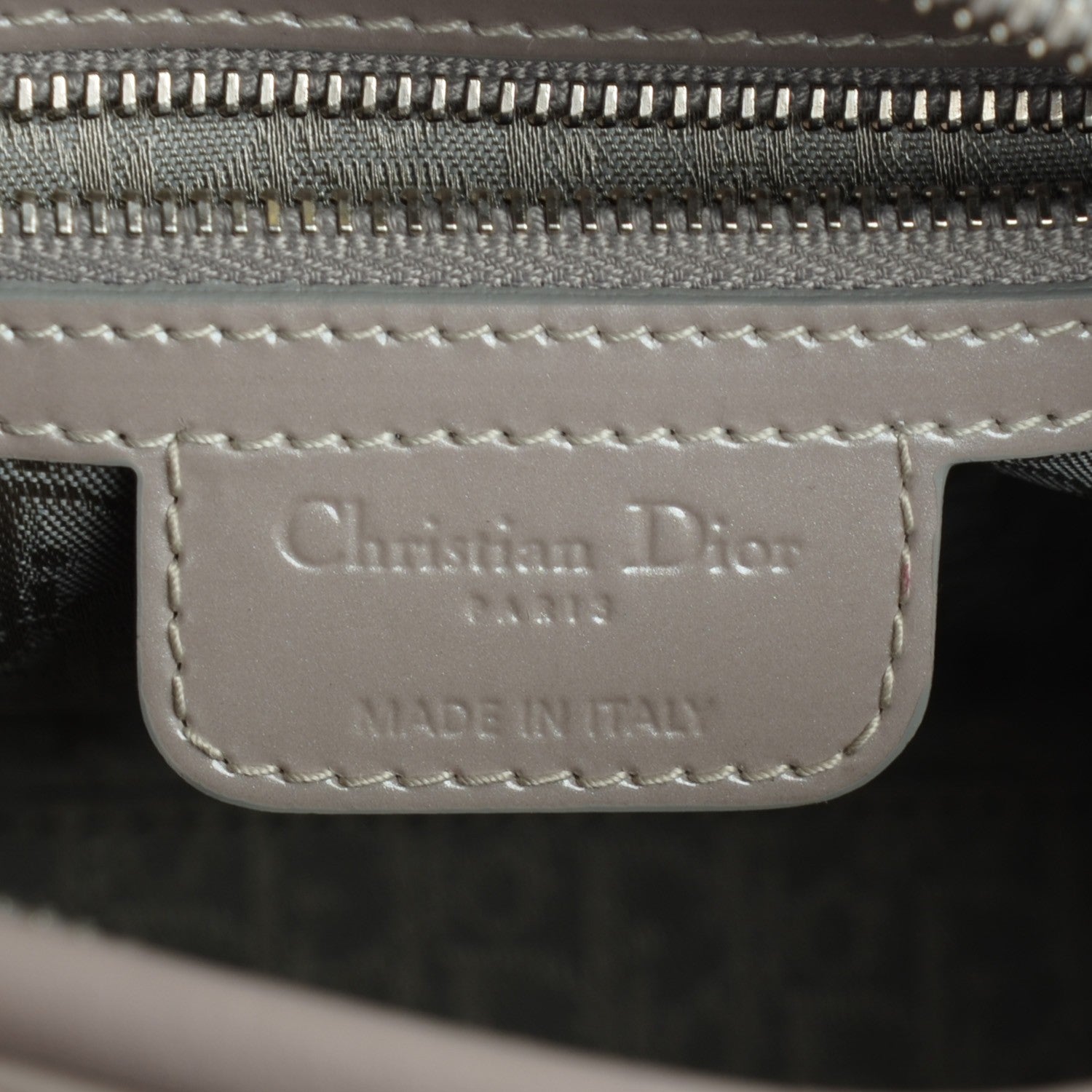 Christian Dior Patent Cannage Medium Lady Dior Grey 7 of 8
