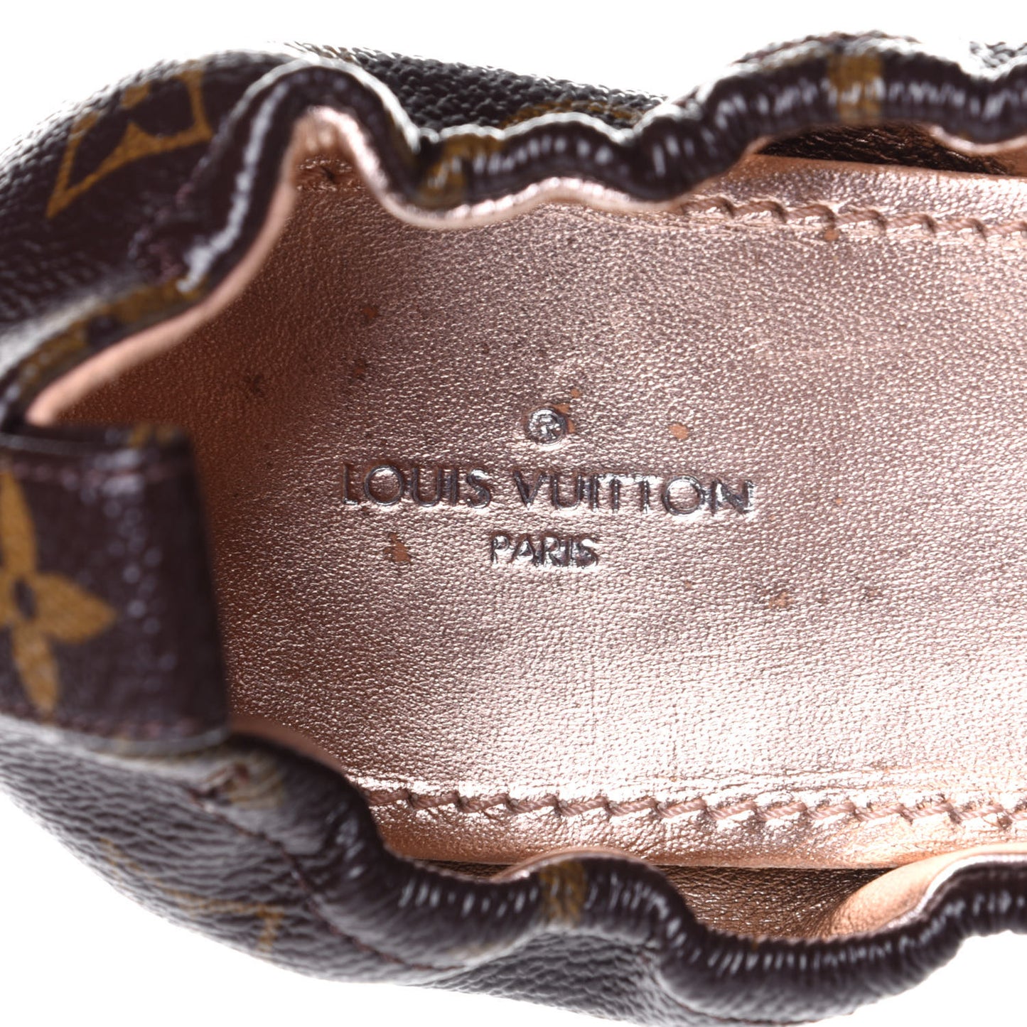Patent Monogram Flirty Ballerina Flats 38 Gold