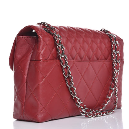 Chanel Calfskin Quilted In The Business Flap Dark Red 3 of 12