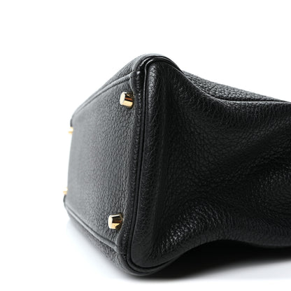 Hermes Fjord Kelly Retourne 35 Black 10 of 10