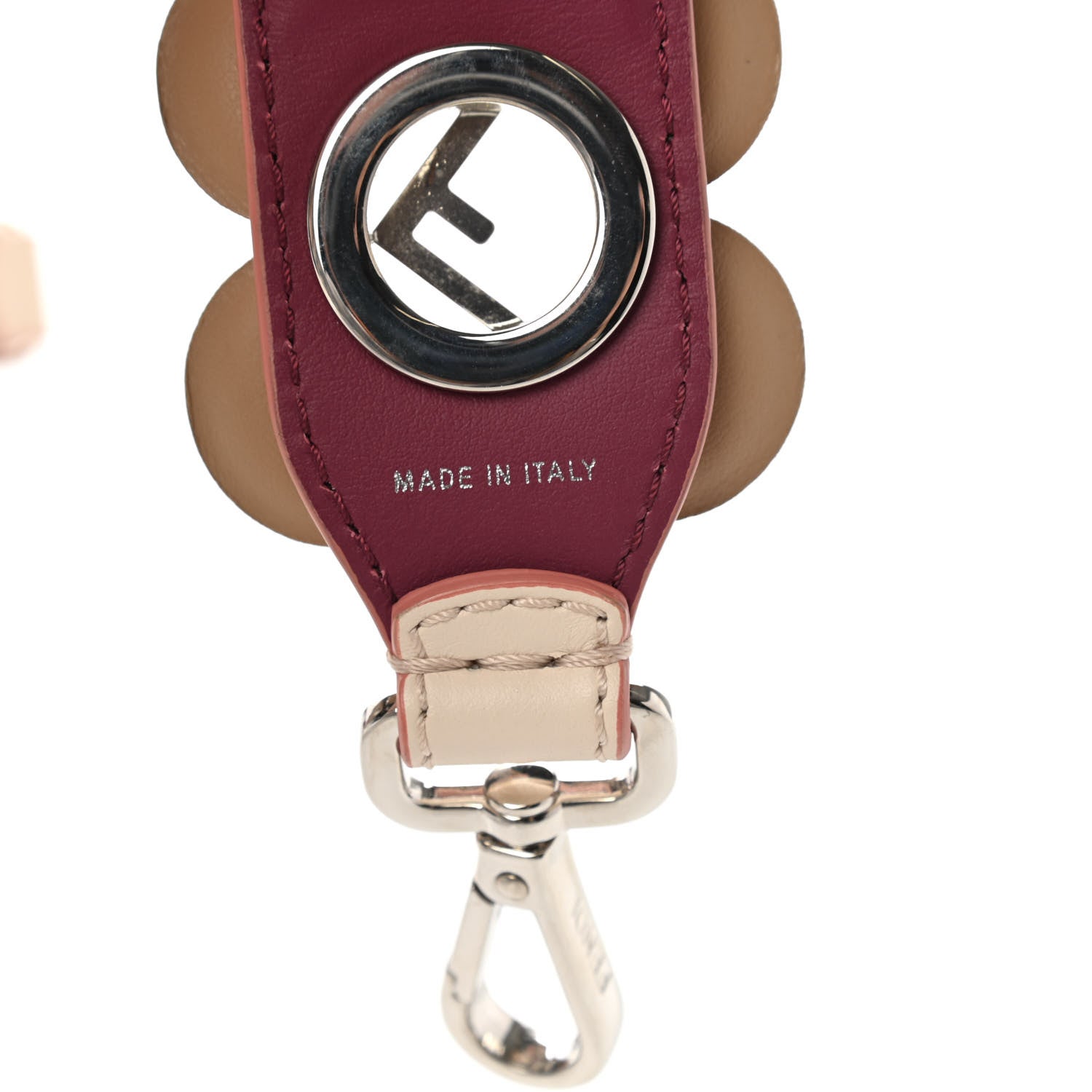 Fendi Calfskin F is Fendi Studded Flower Strap You Camelia 4 of 6
