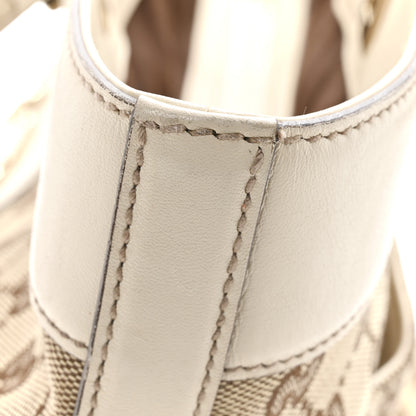 Gucci Monogram Large Punch Tote Off White 17 of 19