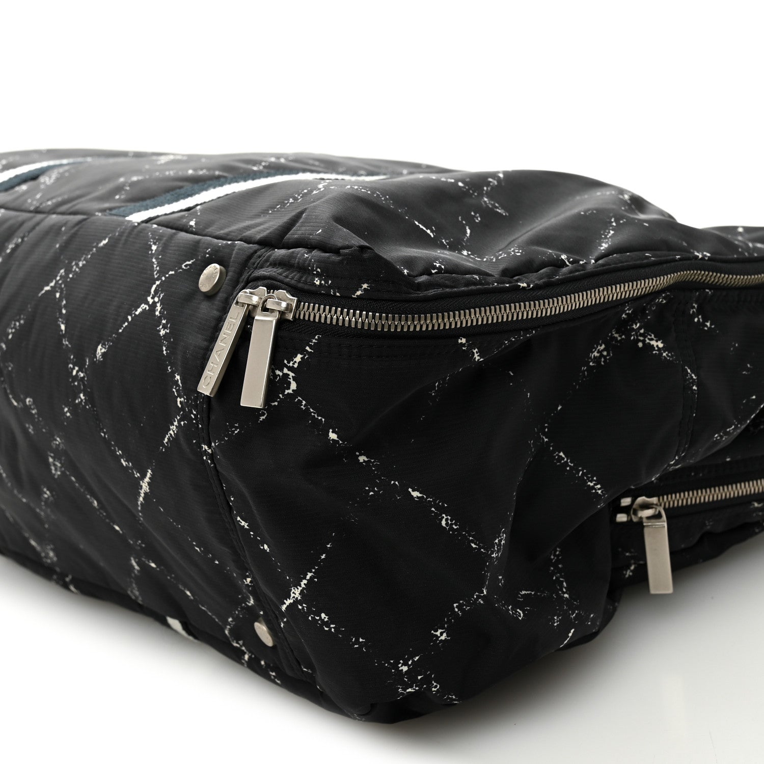 Chanel Nylon Large Travel Duffle Bag Black 10 of 10