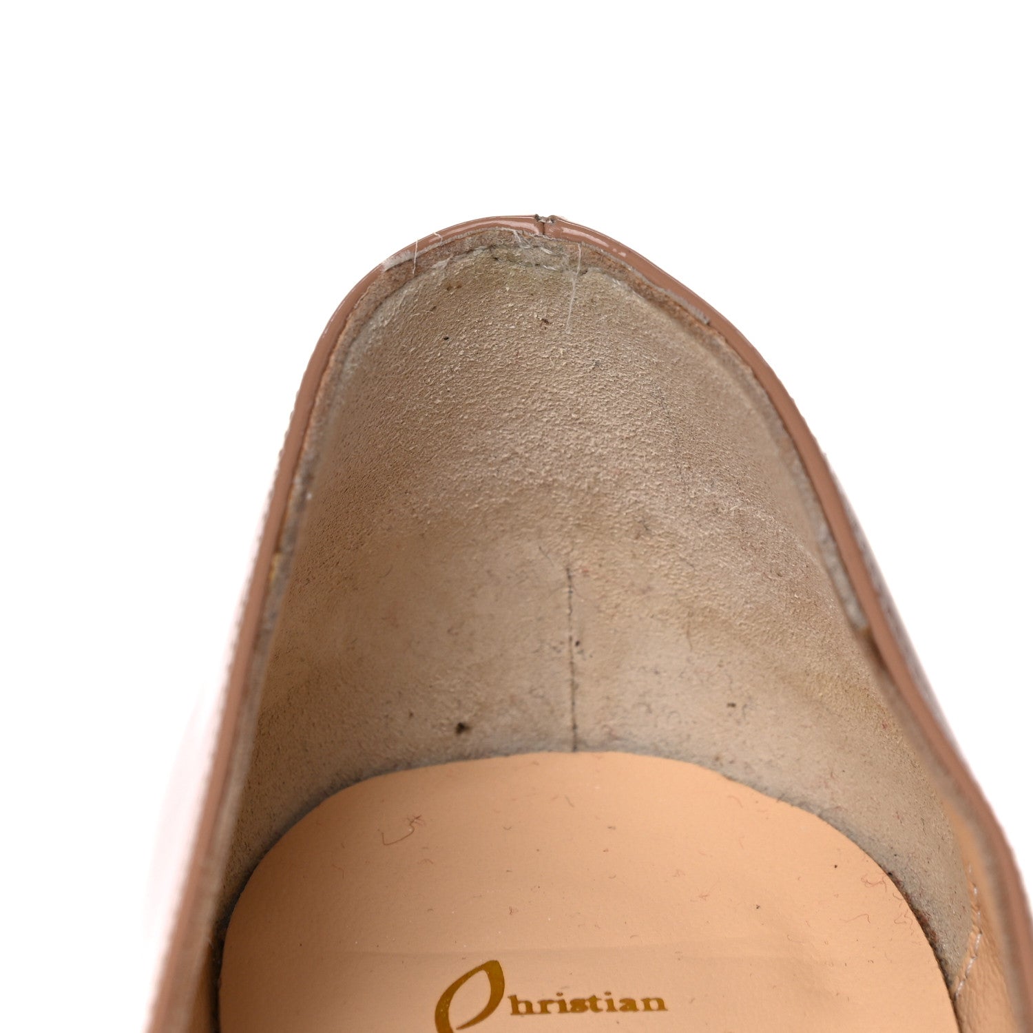 Christian Louboutin Patent Simple 70 Pumps 40 Nude 9 of 15