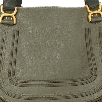 Chloe Calfskin Large Marcie Satchel Cashmere Grey 8 of 15