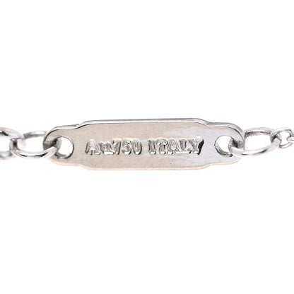 Tiffany 18K White Gold Diamond Mini T Smile Pendant Necklace 4 of 6