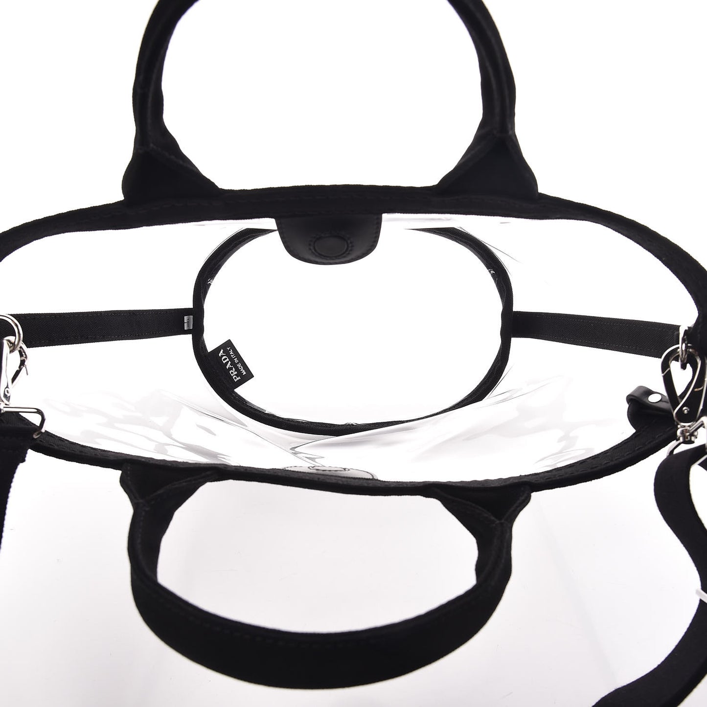 Plexiglass Canapa Small Shopper Tote Black