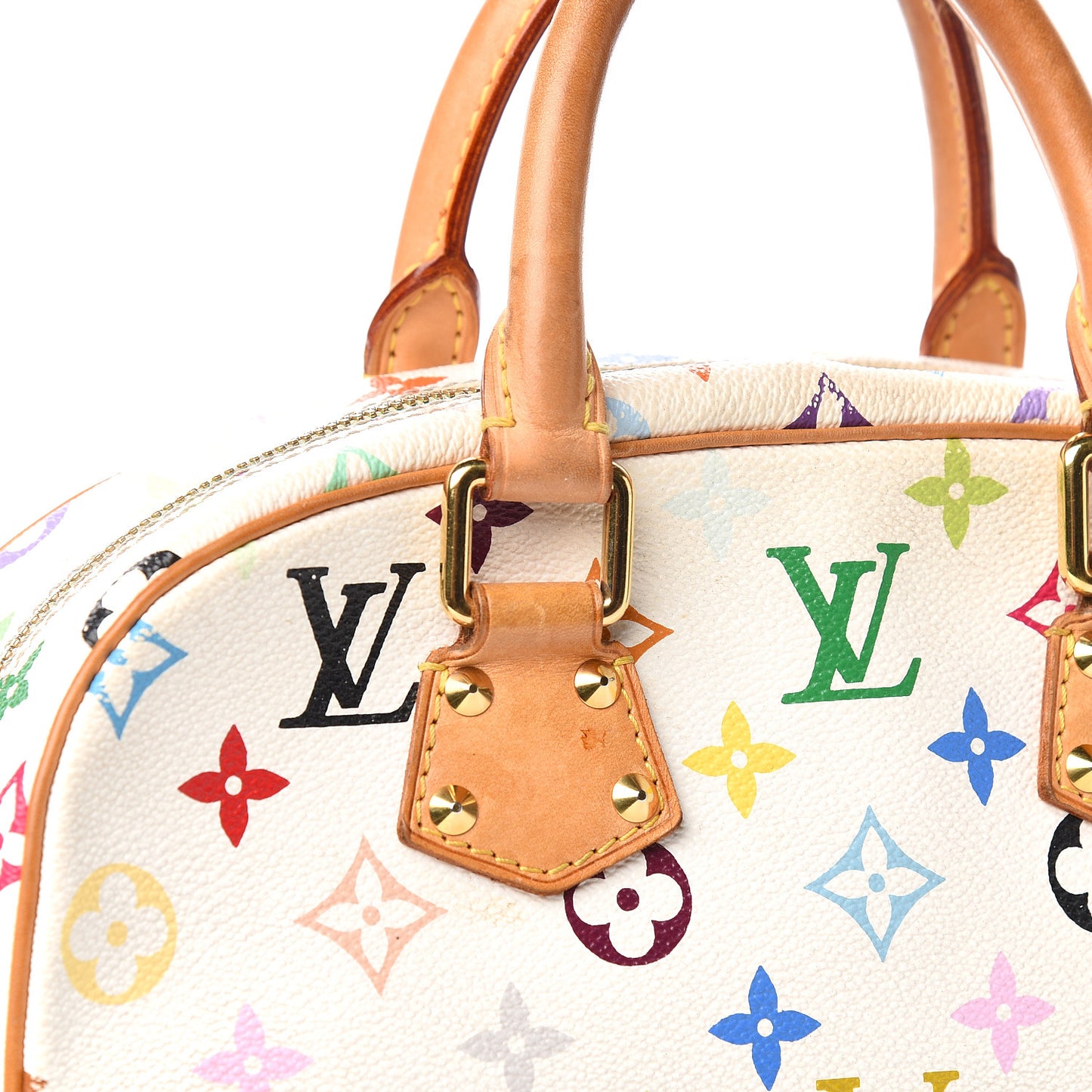Monogram Multicolor Trouville White