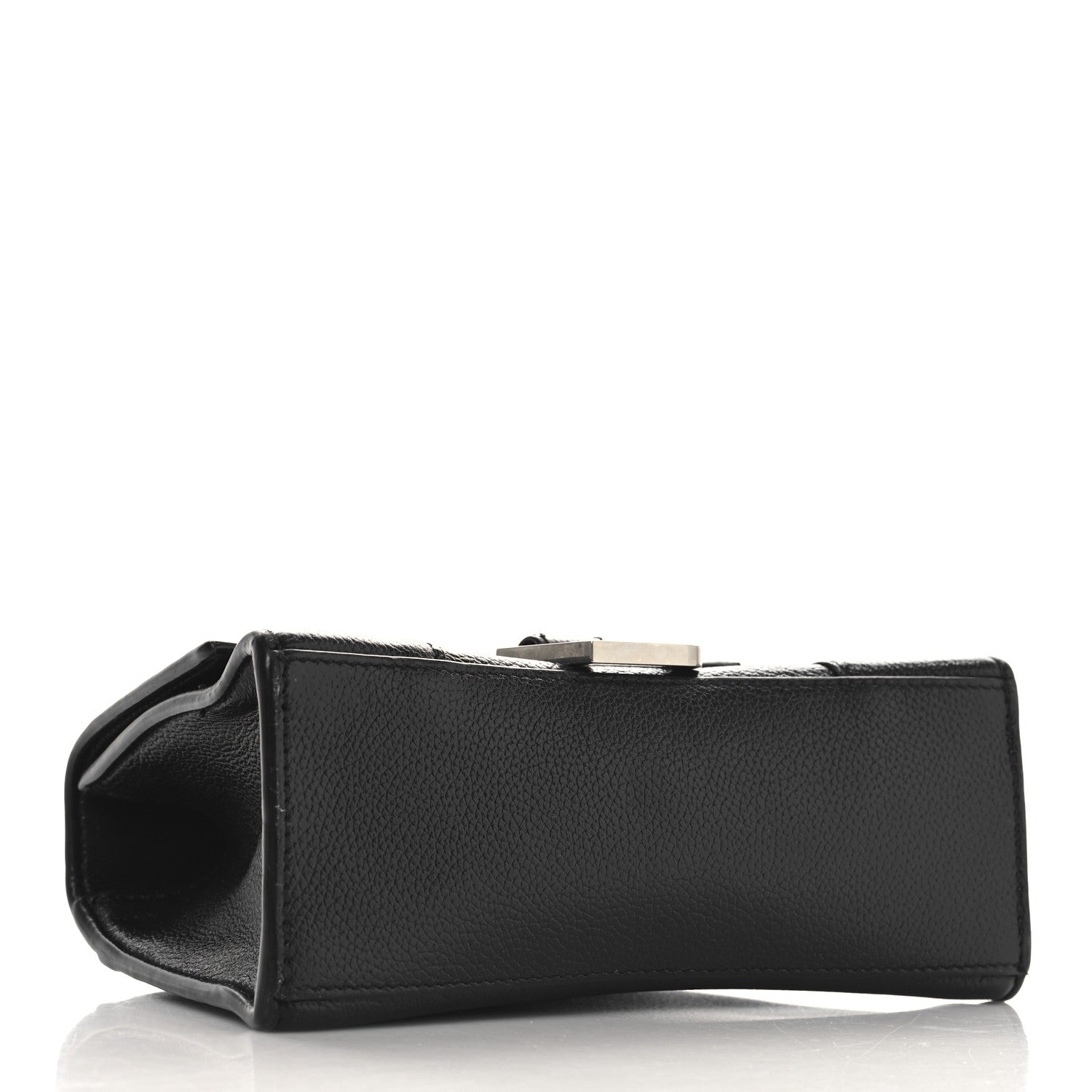 Balenciaga Grained Calfskin Hourglass Top Handle Bag XS Black 4 of 11