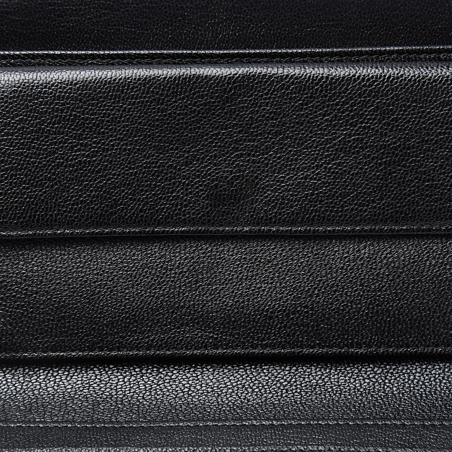 Diamond Stitched Long Flap Wallet Silver
