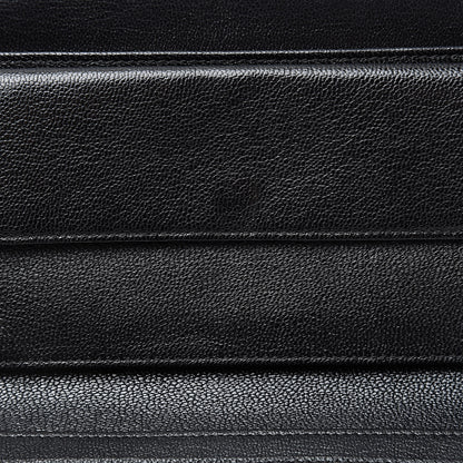 Chanel Diamond Stitched Long Flap Wallet Silver 9 of 10