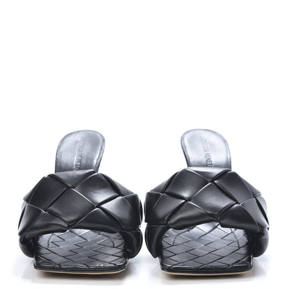 Bottega Veneta Nappa Maxi Intrecciato Lido Mule Sandals 36 Black 2 of 7