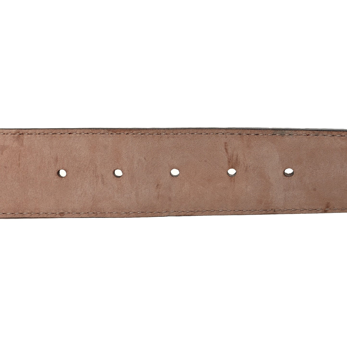 Guccissima Interlocking G 40mm Belt 105 42 Hibiscus Red