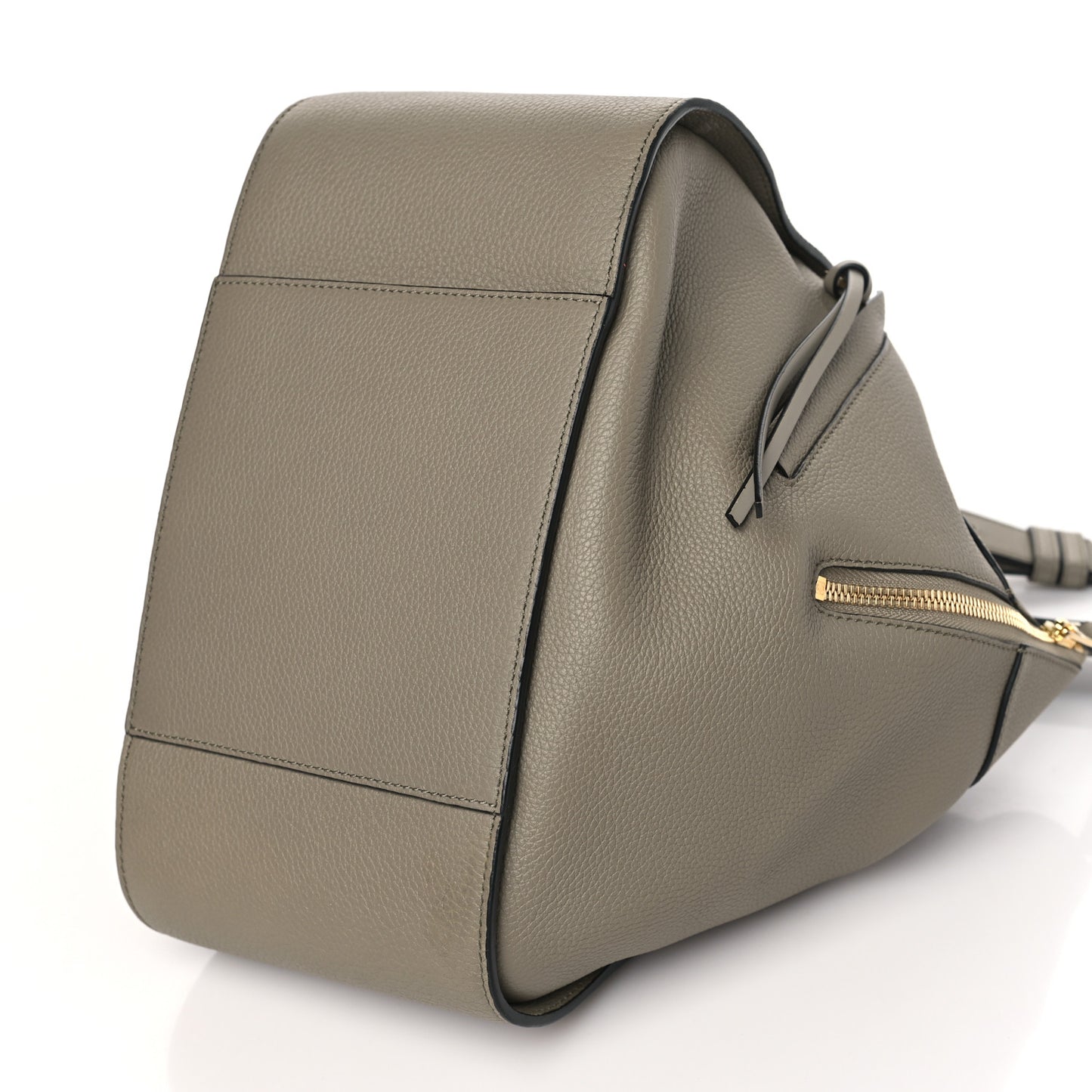 Calfskin Small Hammock Shoulder Bag Grey
