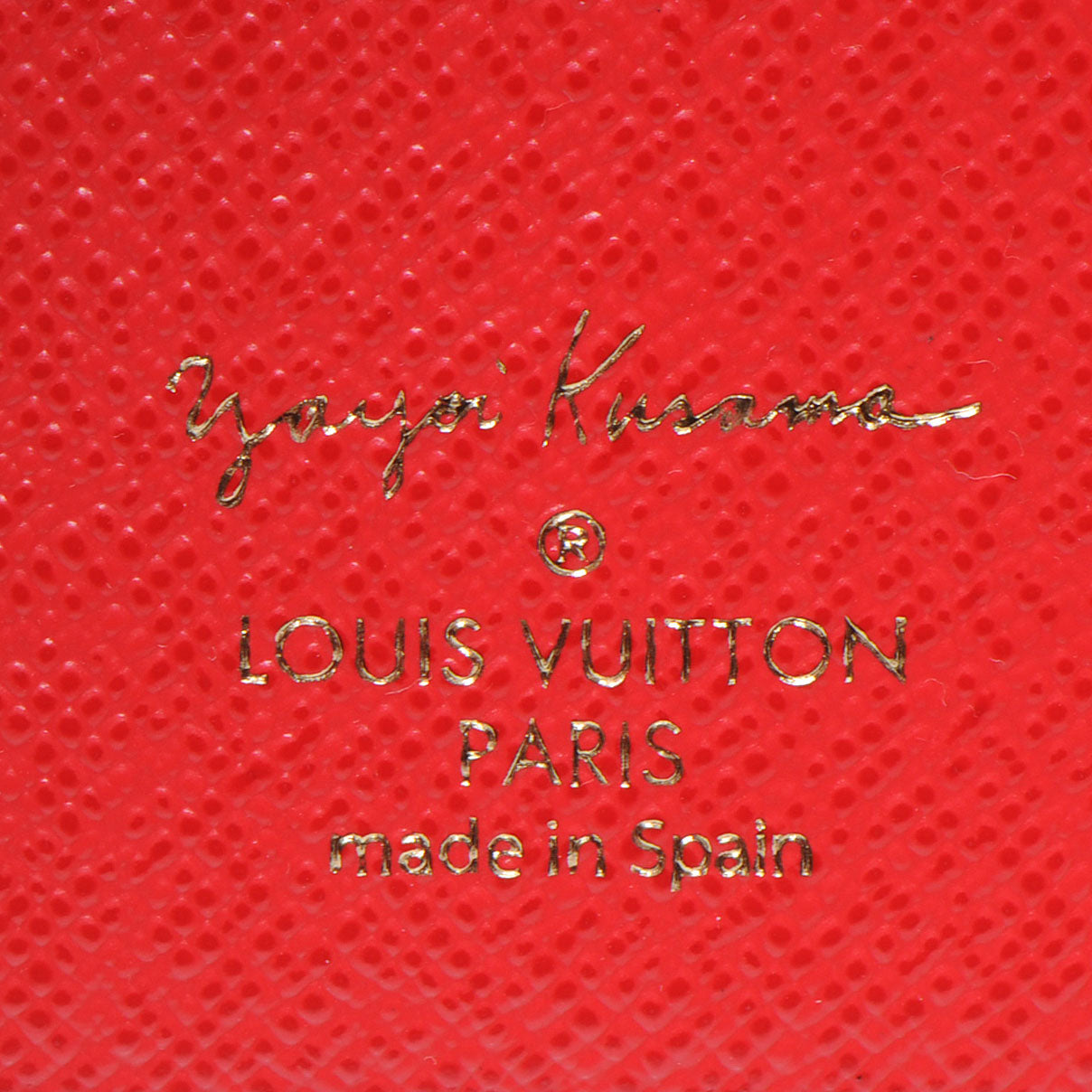 Louis Vuitton Monogram Kusama Town Small Ring Agenda Cover Red 7 of 8