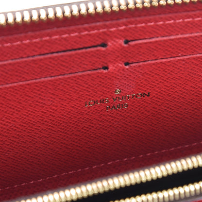 Louis Vuitton Damier Ebene Clemence Wallet Cherry 6 of 6