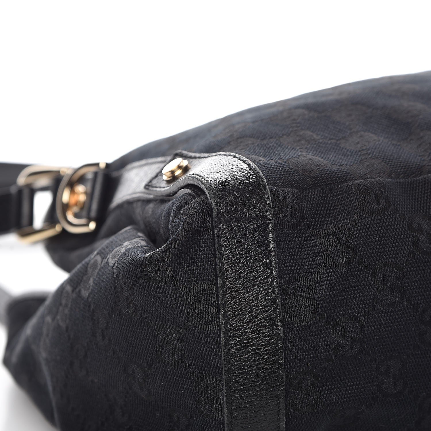 Gucci Monogram Medium Abbey Shoulder Bag Black 8 of 11