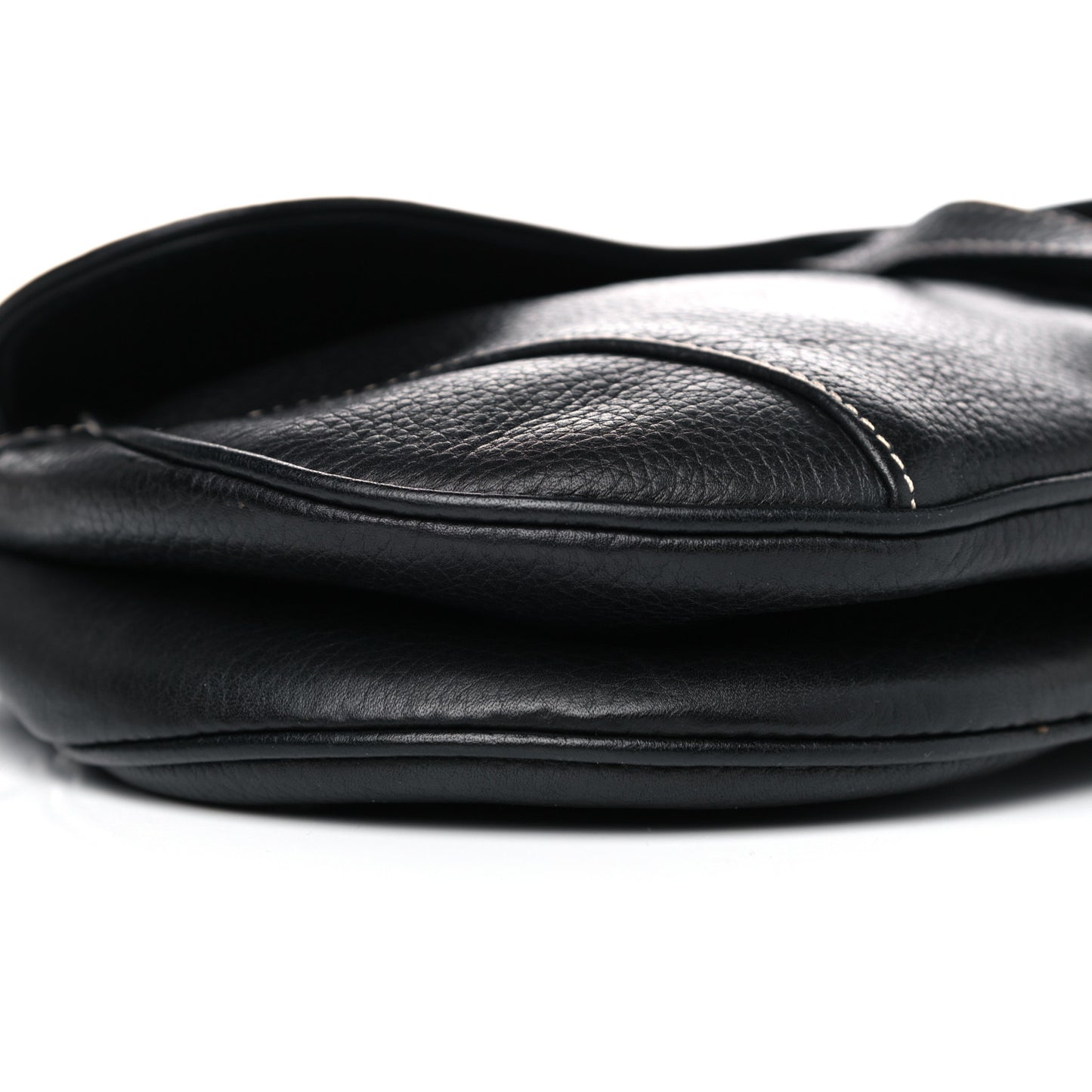 Calfskin Saddle Bag Black