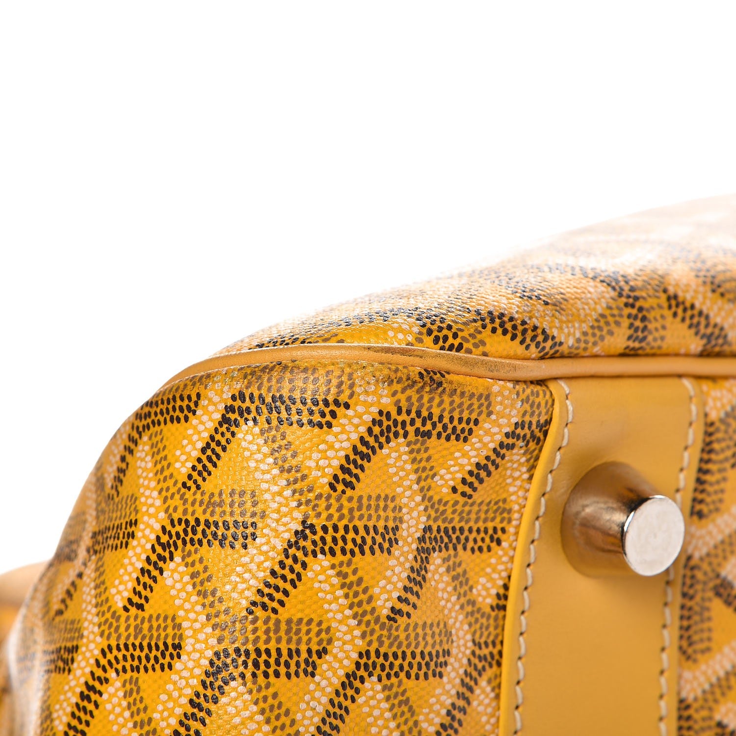 Goyard Goyardine Sac Hulot Pet Carrier PM Yellow 11 of 14