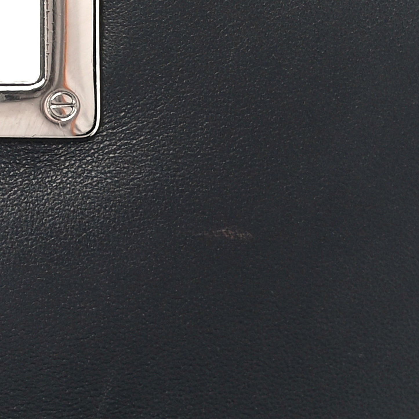 Metallic Patent Micro-Cannage Small Diorama Flap Bag Azur
