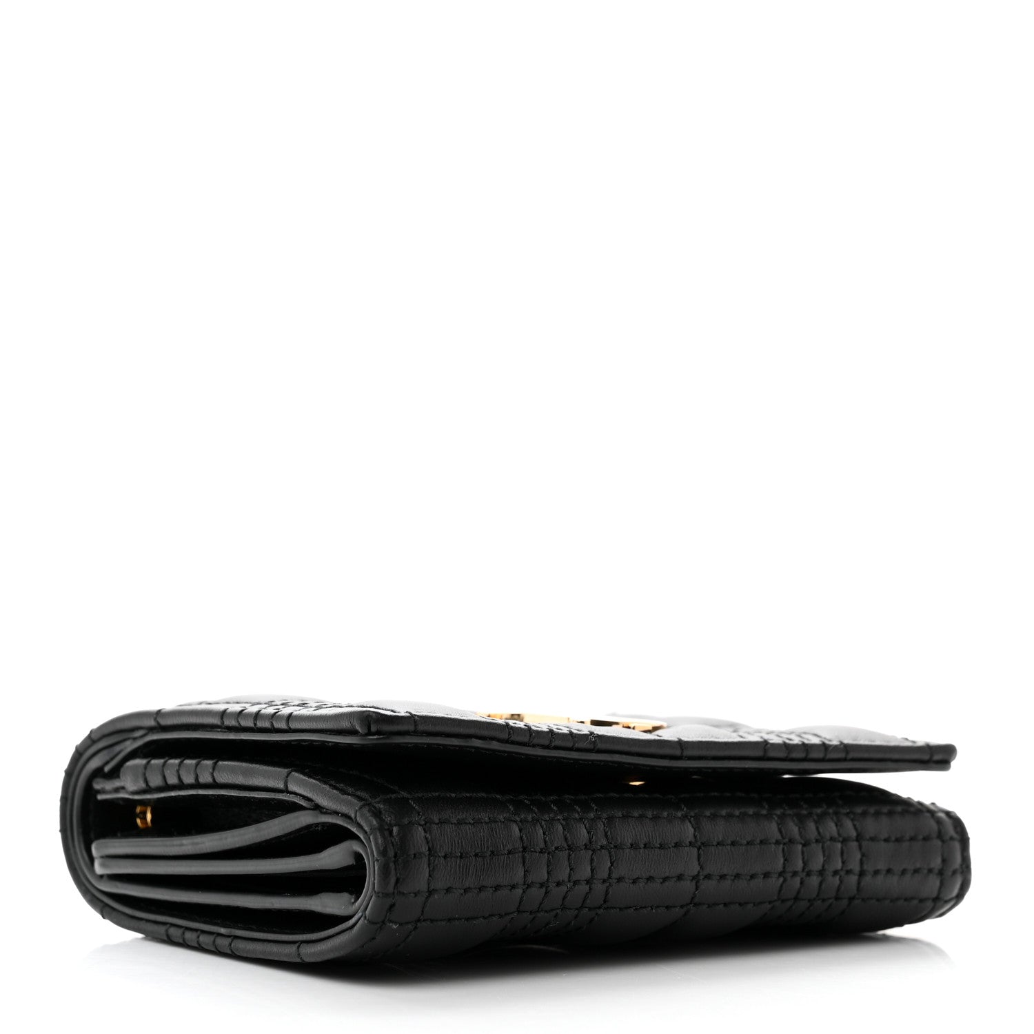 Burberry Lambskin Quilted Small Lola Folding Wallet Black 4 of 7