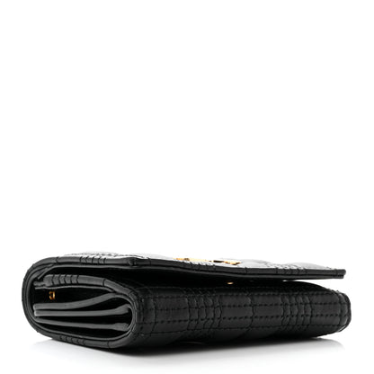 Burberry Lambskin Quilted Small Lola Folding Wallet Black 4 of 7