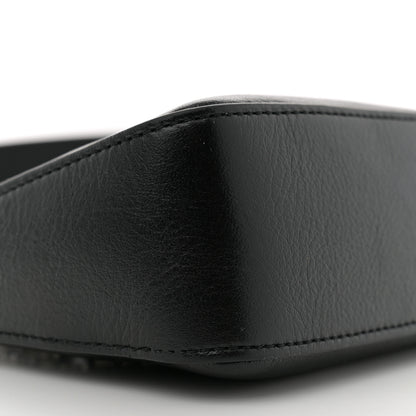 Givenchy Smooth Calfskin Mini Moon Cut Out Shoulder Bag Black 9 of 11