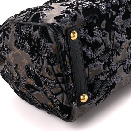 Louis Vuitton Monogram Fleur De Jais Sequins Speedy 30 12 of 14