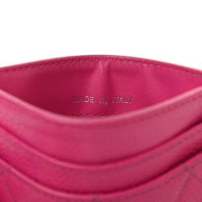 Chanel Caviar Quilted Card Holder Pink 7 of 10