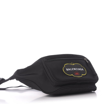 Balenciaga Nylon Logo Embroidered Explorer Beltpack Black 4 of 11