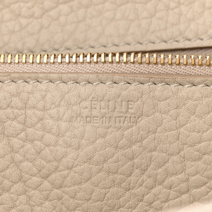 Celine Crisped Calfskin Mini Tie Knot Tote Chalk 6 of 11