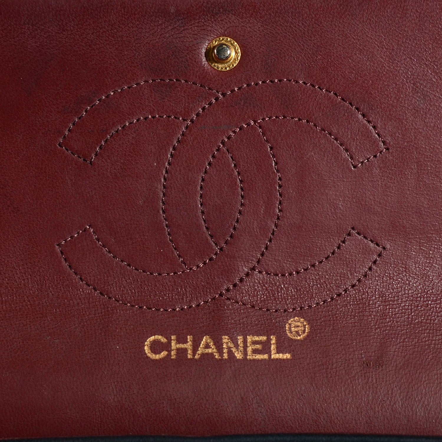 Chanel Lambskin Quilted Medium Double Flap Black 7 of 10