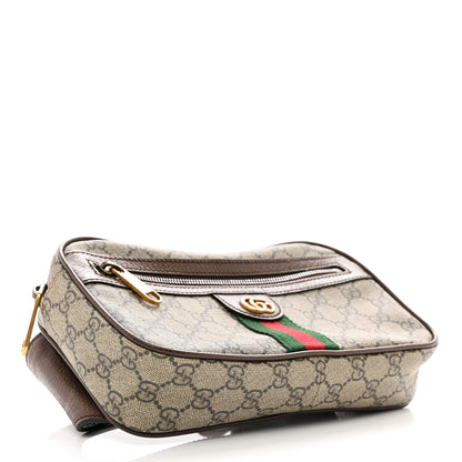 Gucci Soft GG Supreme Monogram Medium Ophidia Belt Bag Dark Brown 4 of 8