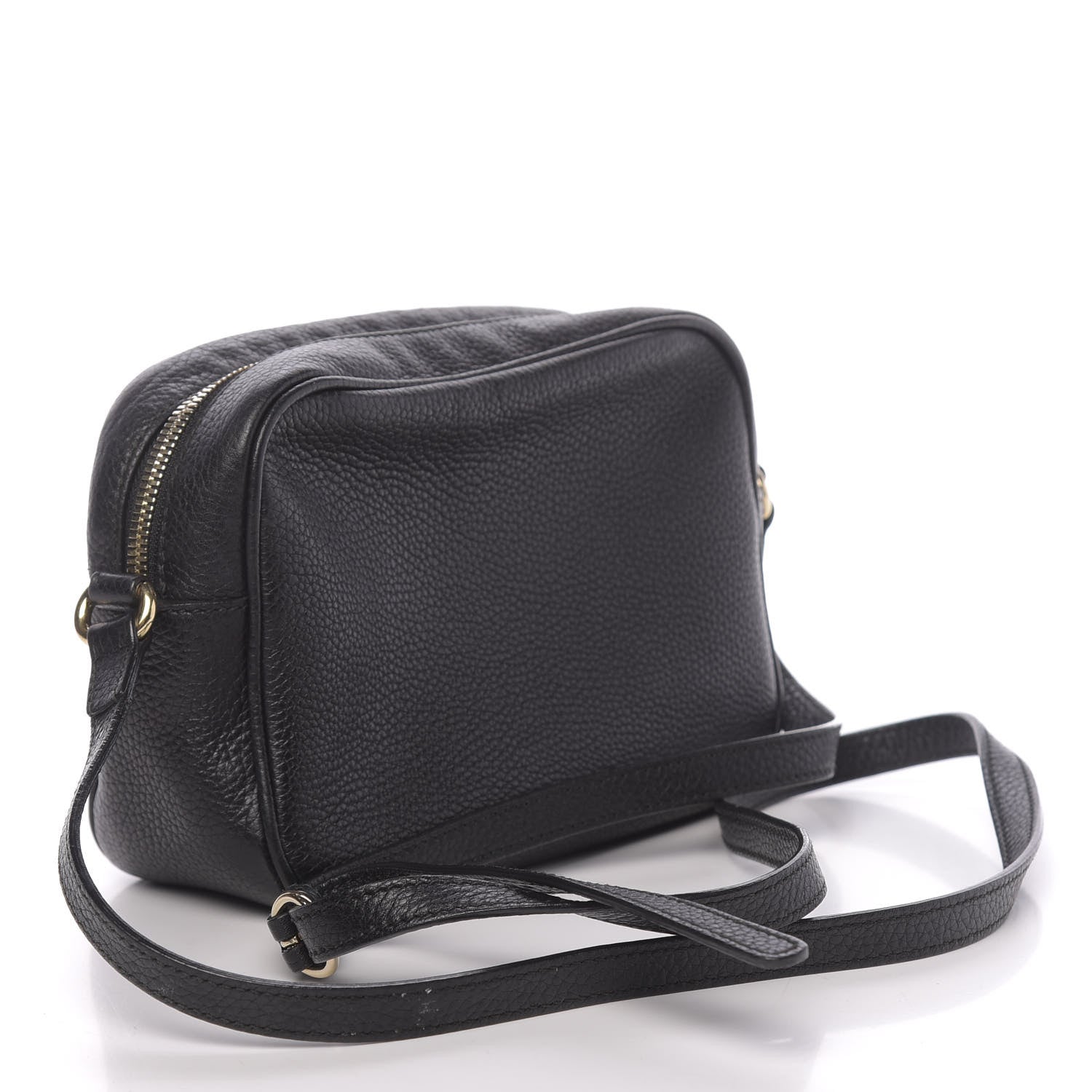 Gucci Pebbled Calfskin Small Soho Disco Bag Black 3 of 12