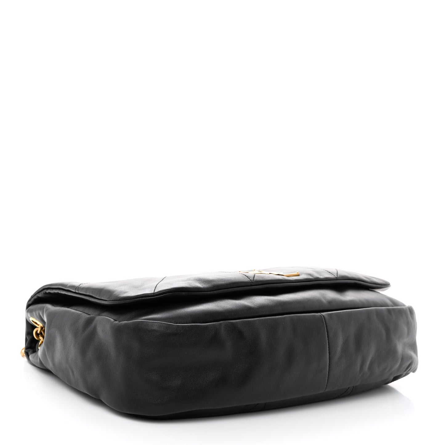 Lambskin Matelasse Monogram Large Jamie 4.3 Black